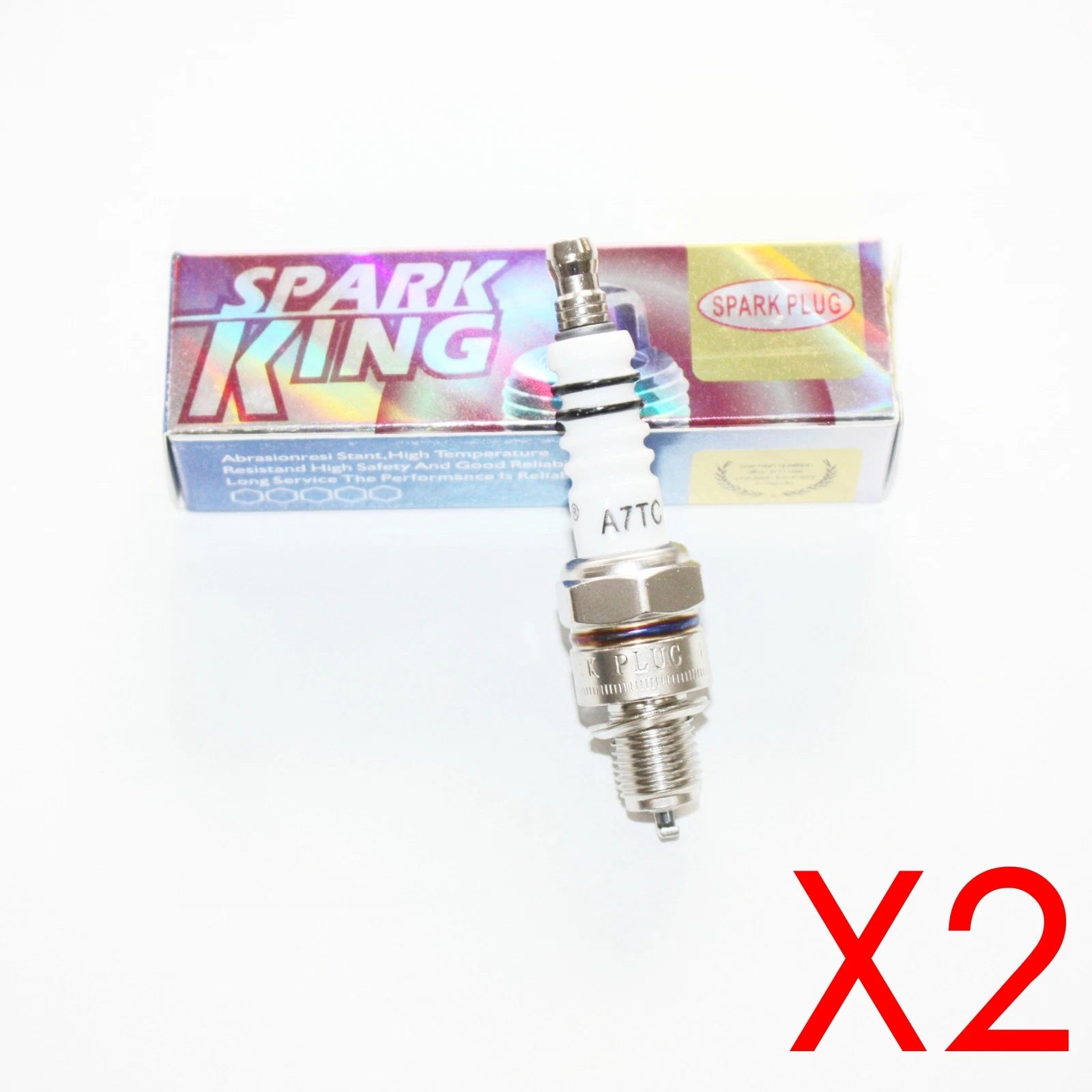 2X BPT C7HSA Spark Plug for 110cc 125cc 140cc PIT PRO Trail Quad ATV