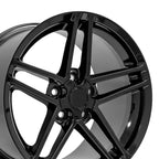 18" Gloss Black Rear Wheel for 1988-2004 Chevy Corvette - RVO4492