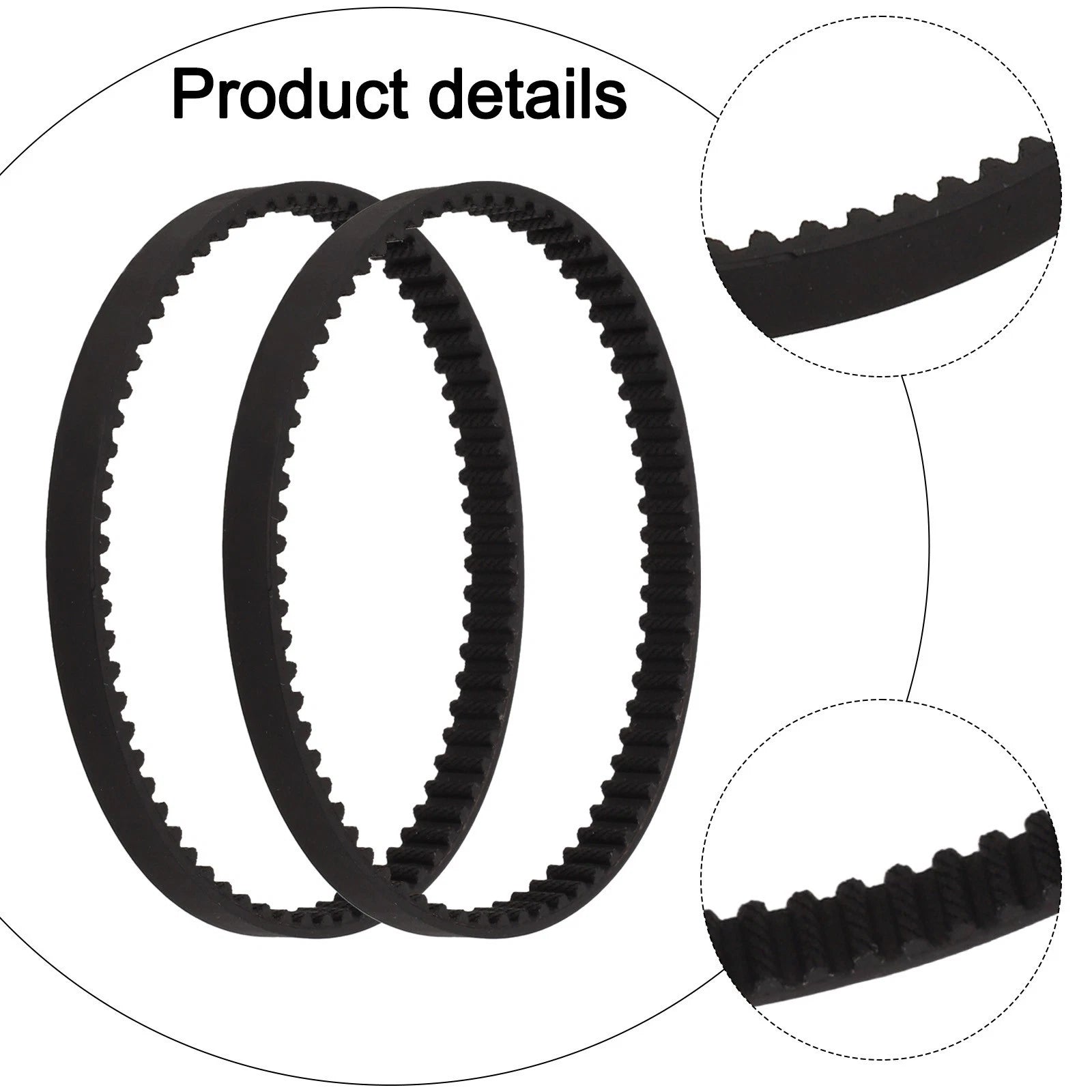 2X Hoover Belt for Vax Air Stretch Total Home U85-AS-TE (3M-207-6.5)
