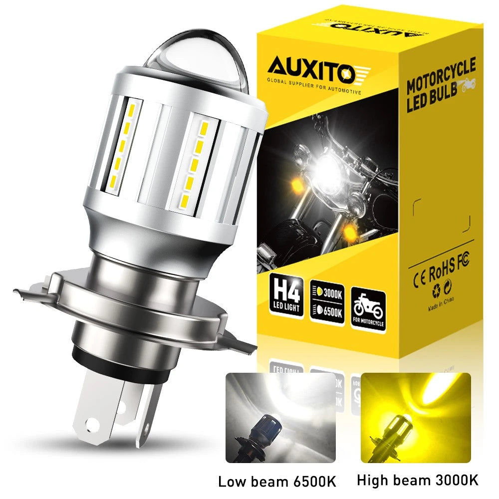 H4 9003 LED Headlight Bulb for Motorcycle (Year Range Not Specified)