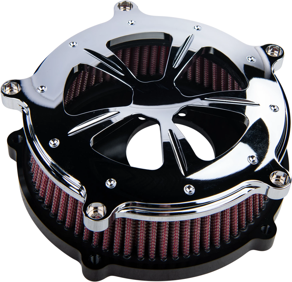 Air Cleaner Kit Chrome for Commodore V-Twin Bikes (HARDDRIVE)