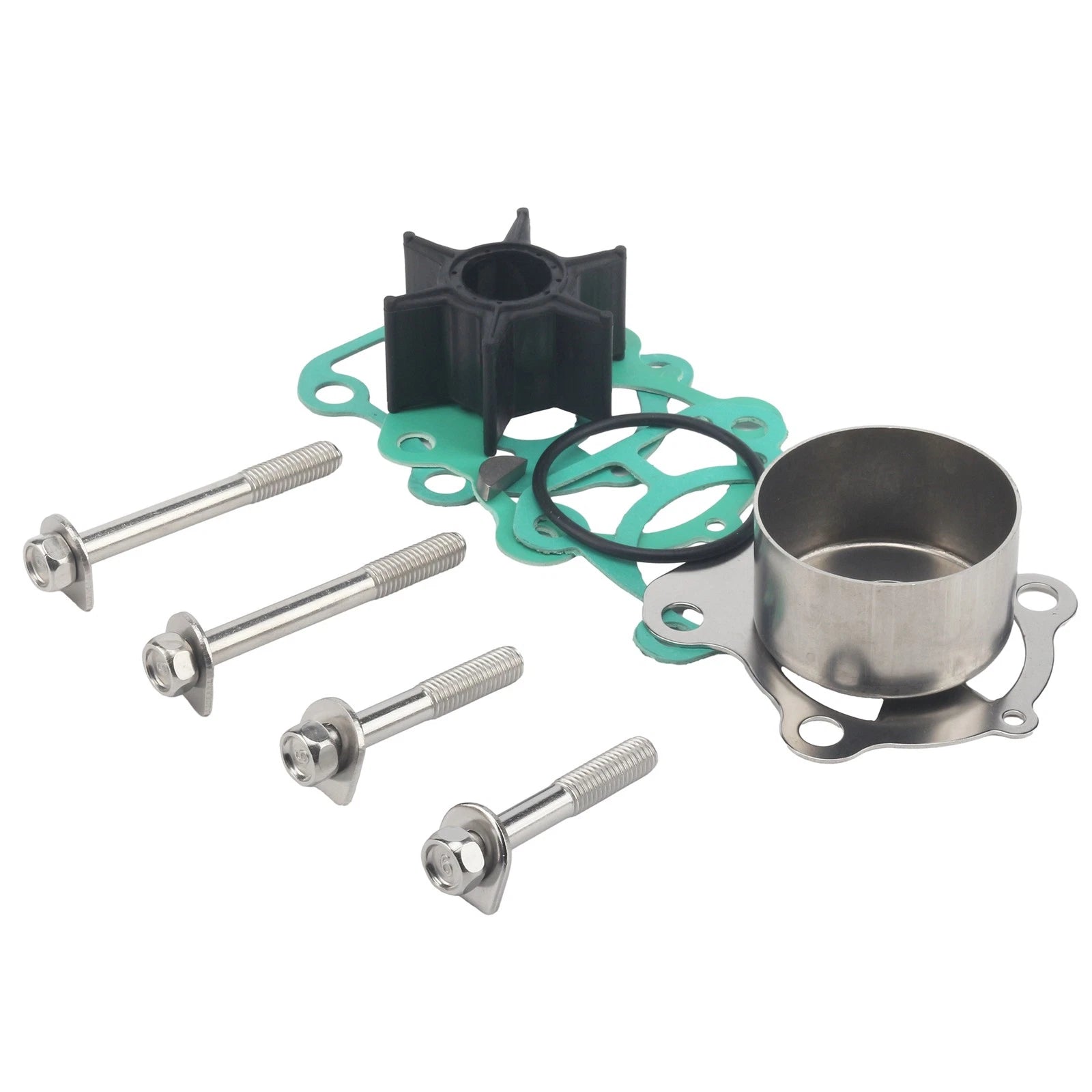 Water Pump Impeller Kit for Yamaha 2 Stroke Outboard (692-W0078-02-00, 18-3370)