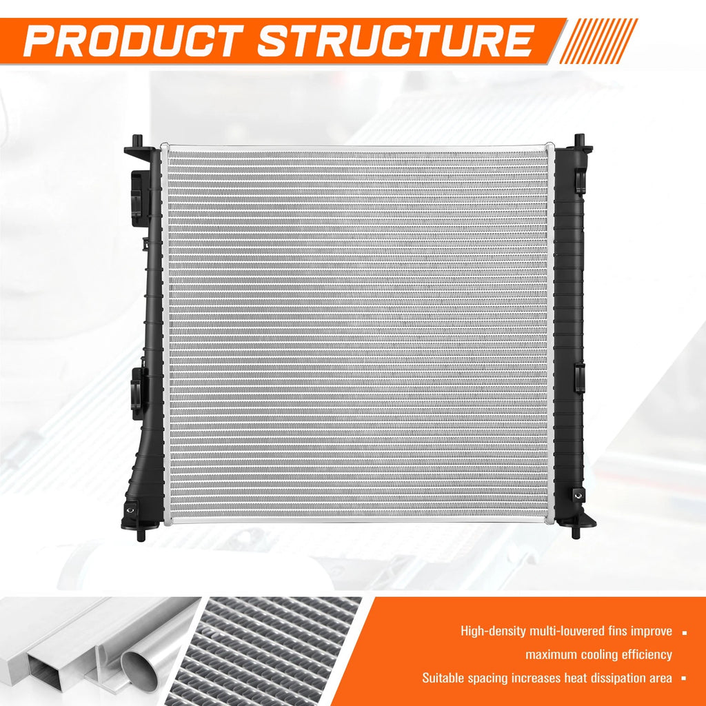 Aluminum Cooling Radiator for Santa Fe Sorento 1.6L 2.5L Turbo (2021–2024) DPI-13918