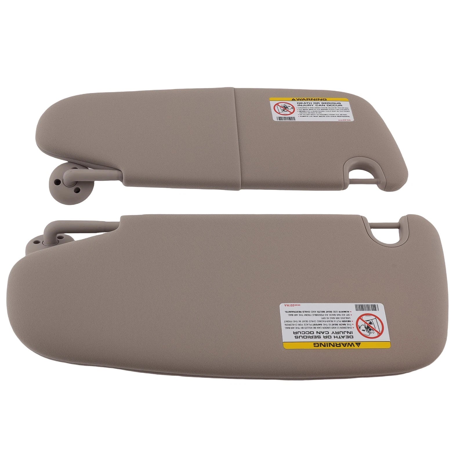 Set of 2 Sun Visors for Dodge Ram 1500 2500 3500 (2002–2009)