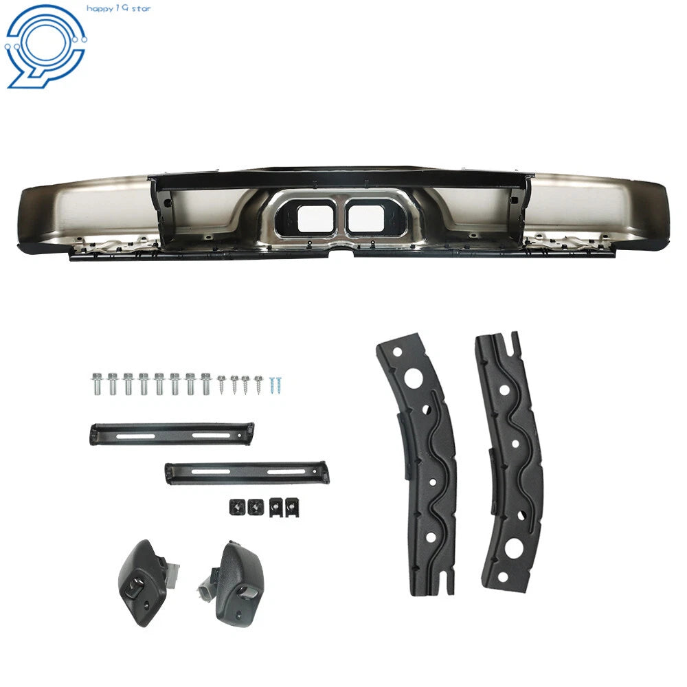 Chrome Steel Rear Step Bumper for Toyota Tundra (2000–2006)