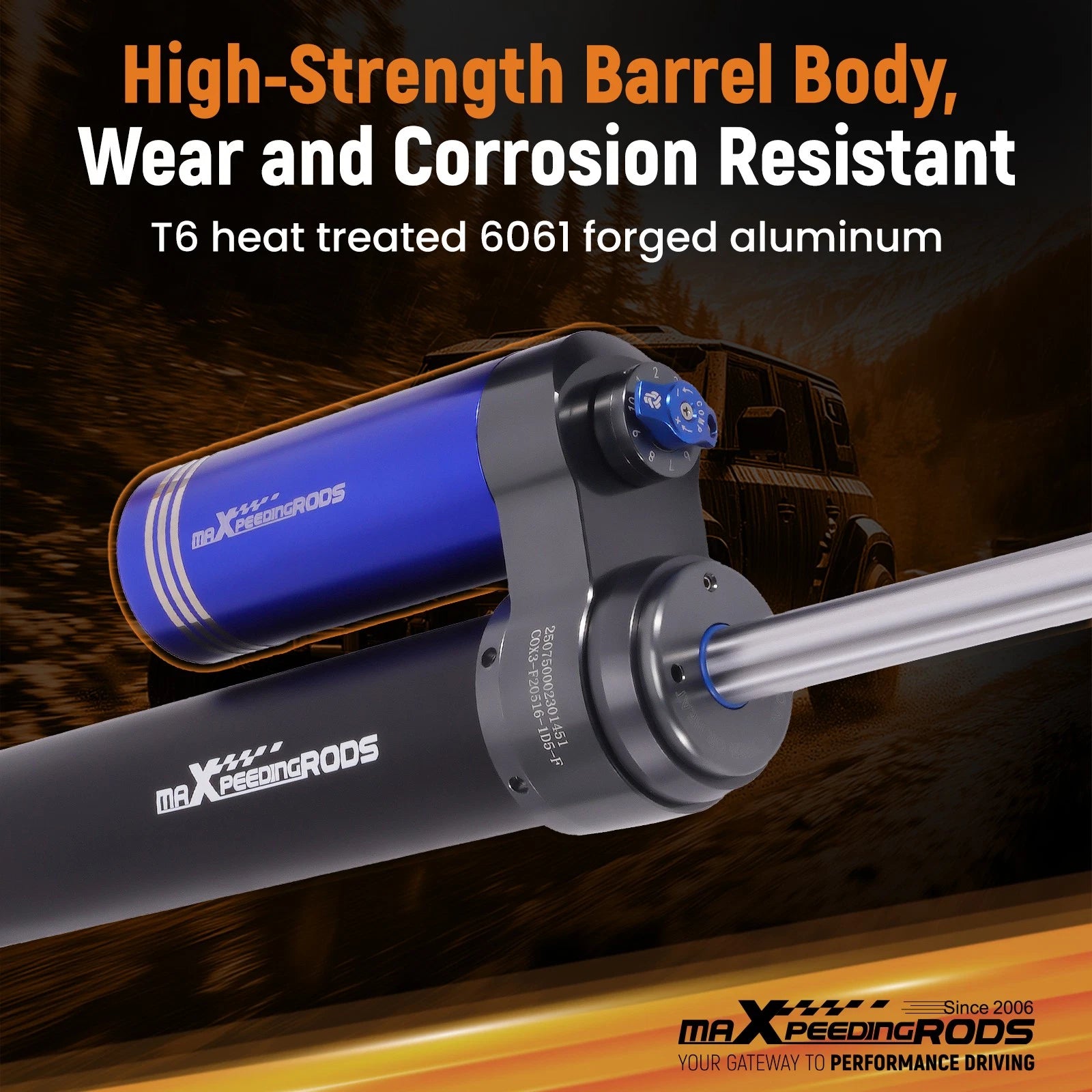 Front Shock Set for Ford F250 F350 Super Duty (1999–2016) 1.5" Lift Adjustable
