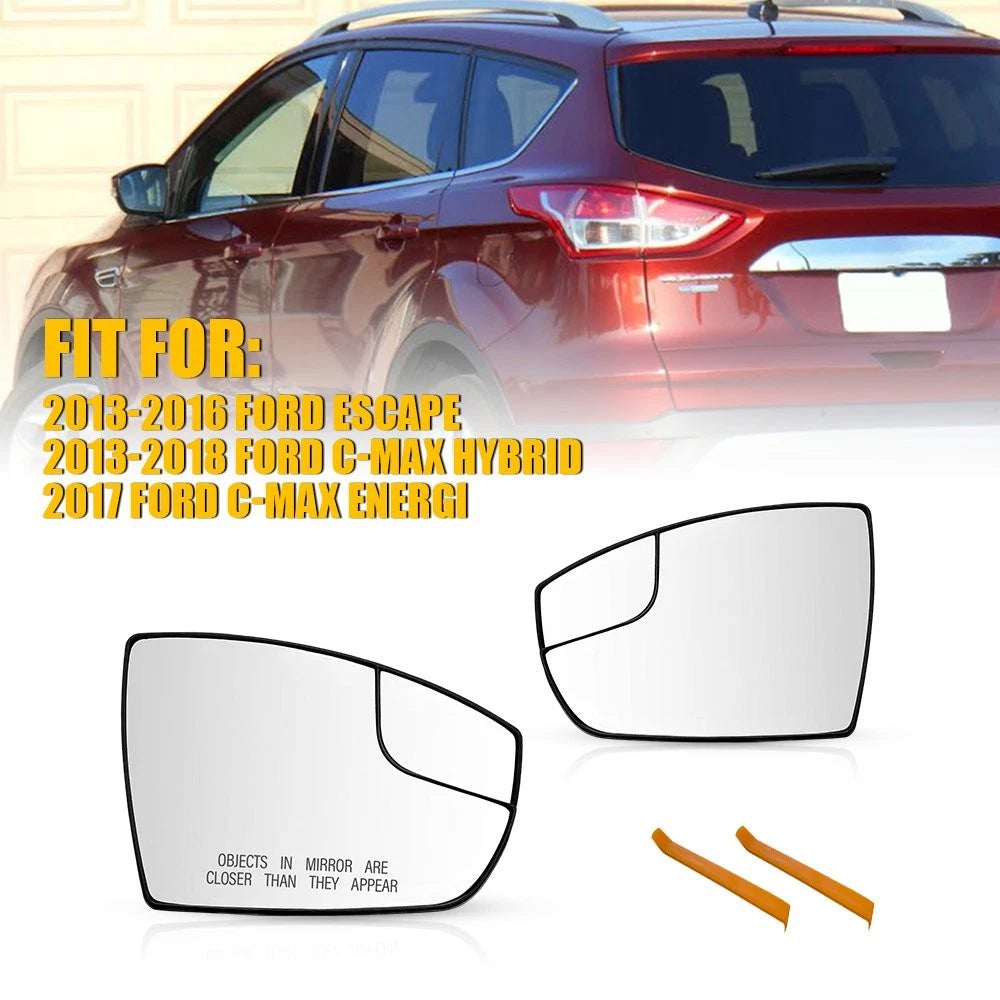 Dual Mirror Glass for Ford Escape (2013–2016) & C-Max (2013–2018)