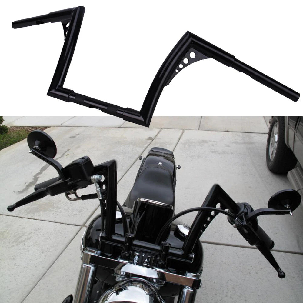 10" Ape Hanger Handlebar for Harley Sportster Dyna FXST (Drag)