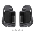 Lower Vented Fairings for Harley Touring (2014-2025) Gauntlet Gray Metallic
