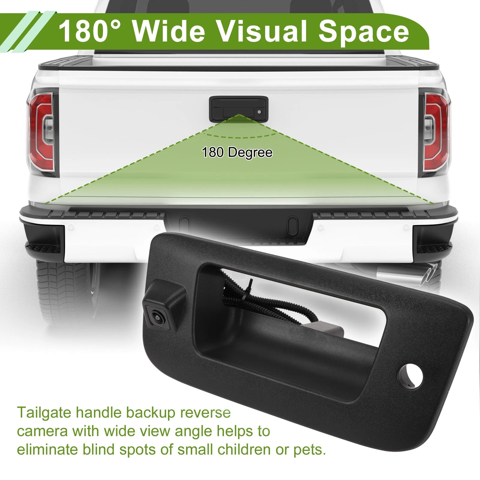 Tailgate Handle Backup Rear View Camera No. 22755304 for Chevrolet Silverado (2014–2019)