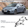 Front Wheel Brake Pad Wear Sensor No. 8954348020 for Toyota Highlander (2001–2003)