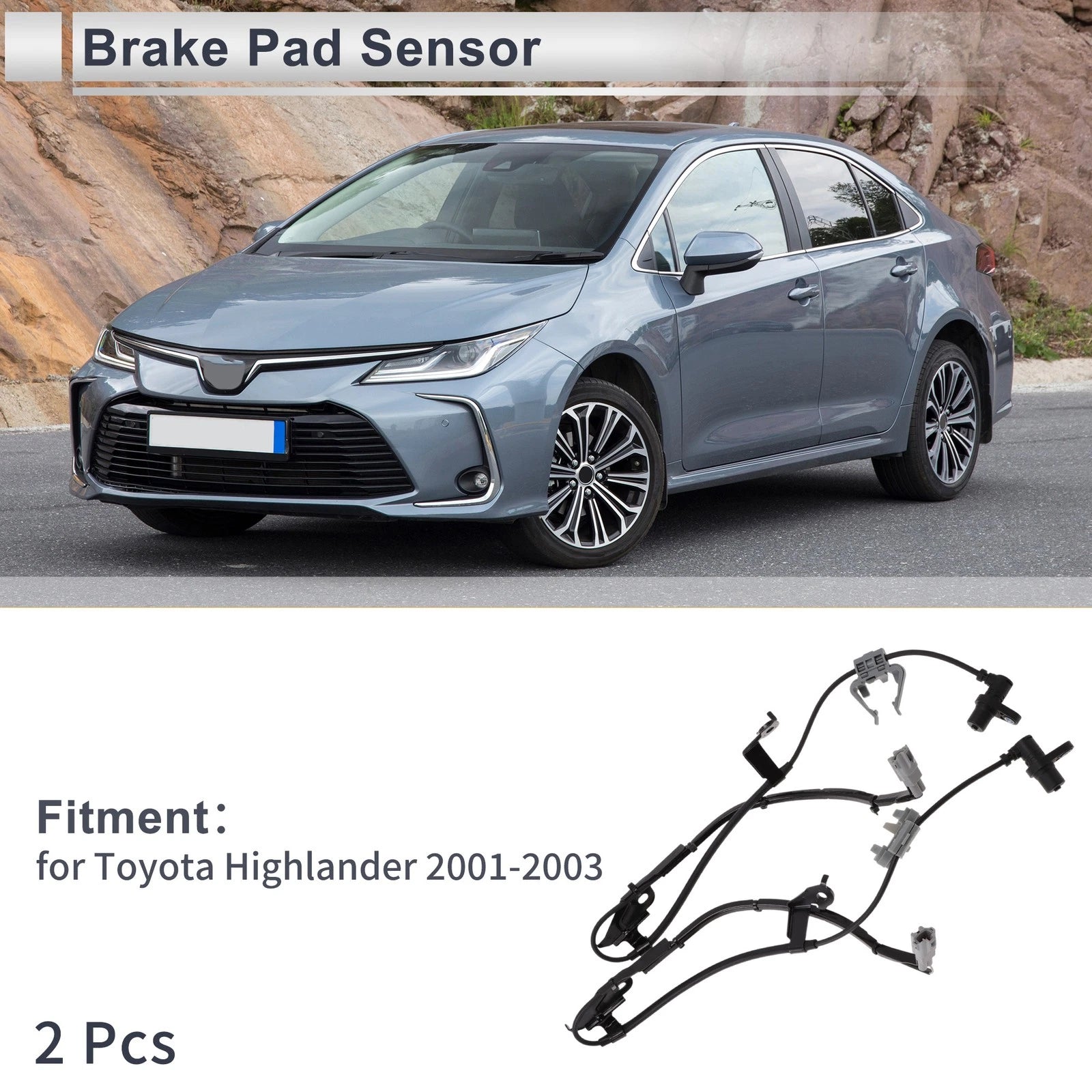 Front Wheel Brake Pad Wear Sensor No. 8954348020 for Toyota Highlander (2001–2003)