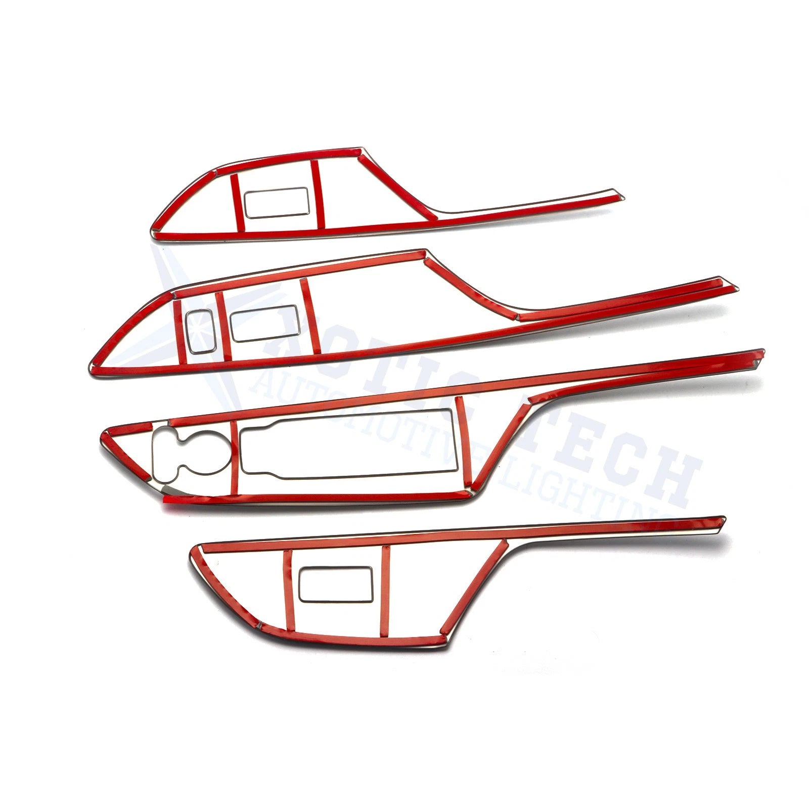 Stainless Window Door Lift Lock Overlay Frame Cover for Honda Civic (2016-2021)