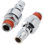 2X 14 Inch Pneumatic Quick Joint Air Connector for 360 Degree Rotary