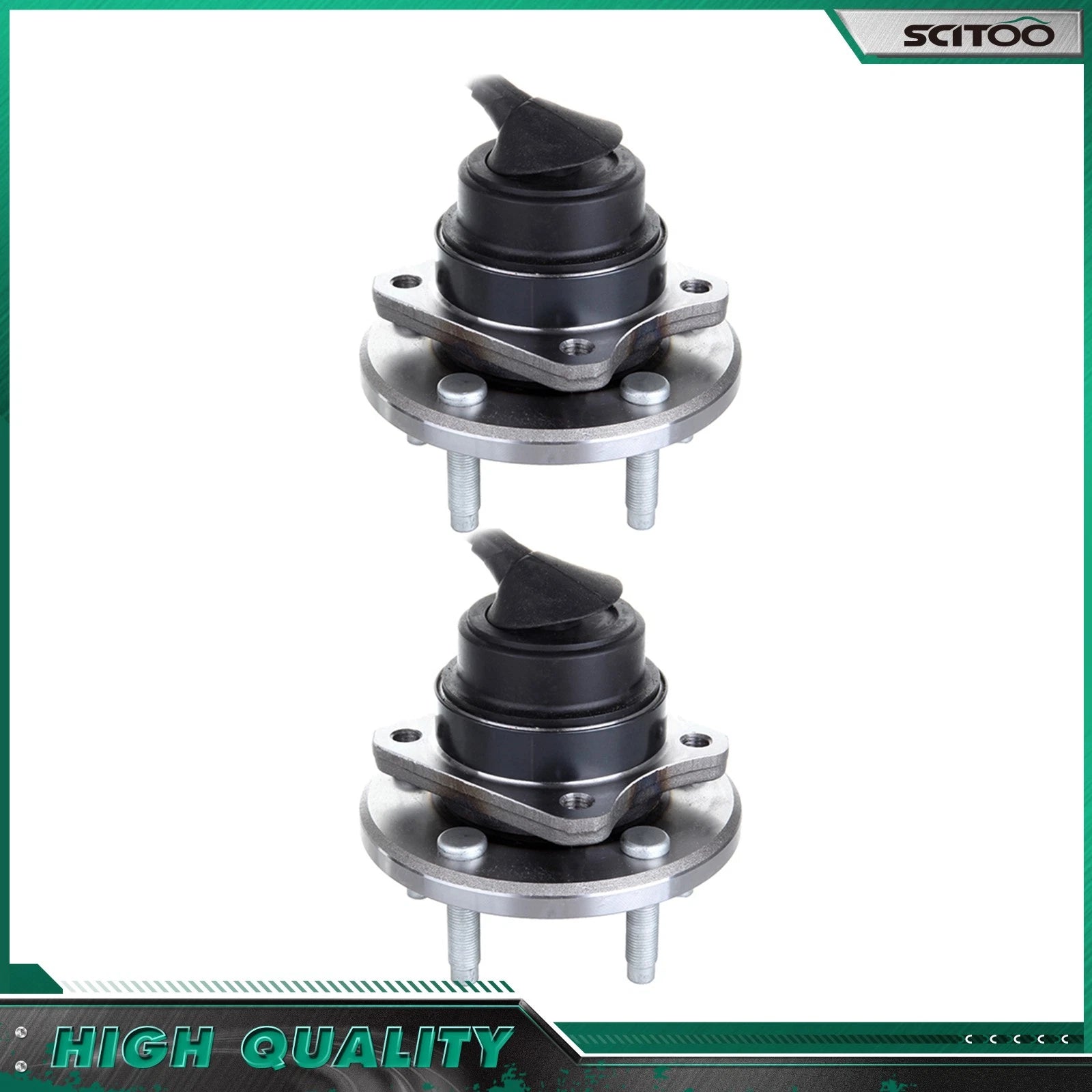 Set of 2 Front Wheel Bearing Hubs for Ford Mercury Lincoln