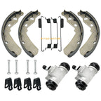 Rear Brake Wheel Cylinders W/Shoes for Kawasaki KAF300 Mule 500 520 550 (1991–2004)