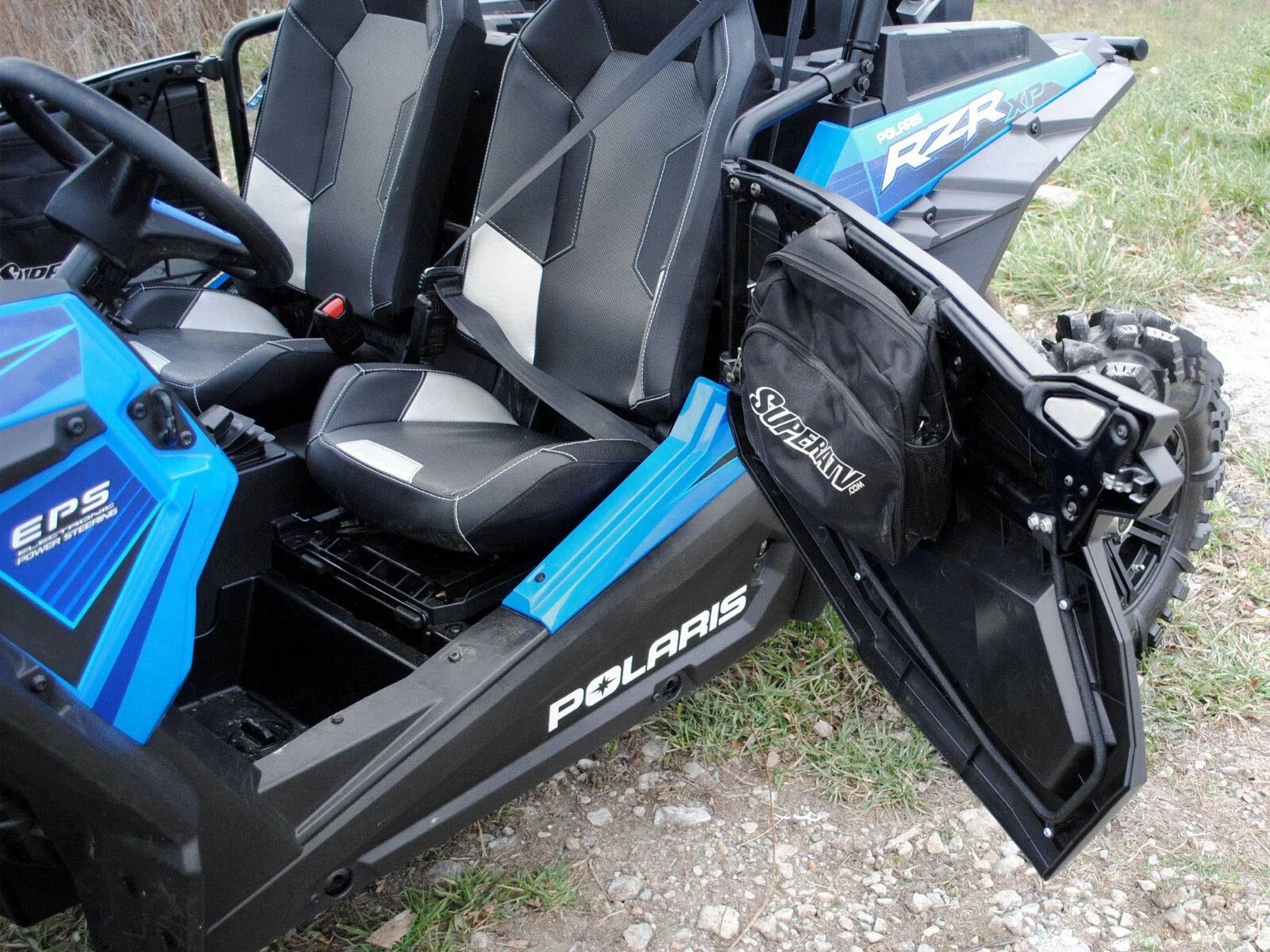 SuperATV Plastic Doors for Polaris RZR XP Turbo (2016–2023) - W/ Side Panels