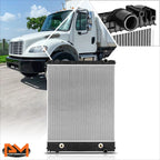 2-Row Aluminum Cooling Radiator for Freightliner M2 106/Business Class M2 (2006–2015)