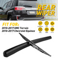 Rear Wiper Arm & Blade for GMC Terrain Chevrolet Equinox (2010–2017)