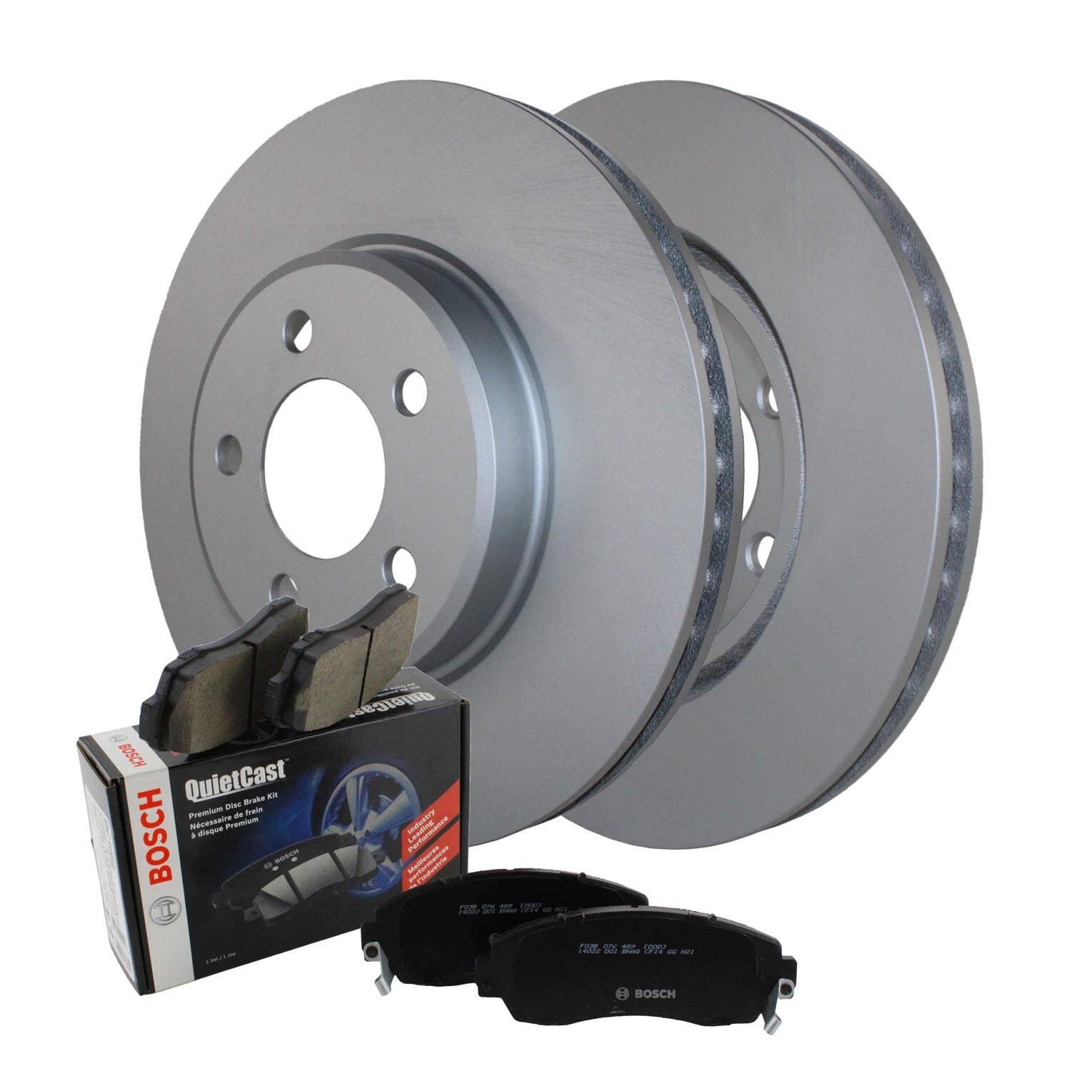 Front Brake Kit 320mm Rotors & Bosch Ceramic Pads for Dodge Charger/Challenger (2015–2023)