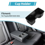 Rear Seat Center Armrest Cup Holder Organizer for Toyota RAV4 (2019–2021) TPE