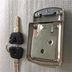 Motorcycle Trunk Lock Latch for Harley Honda Yamaha Suzuki Cruiser (Fits Various)