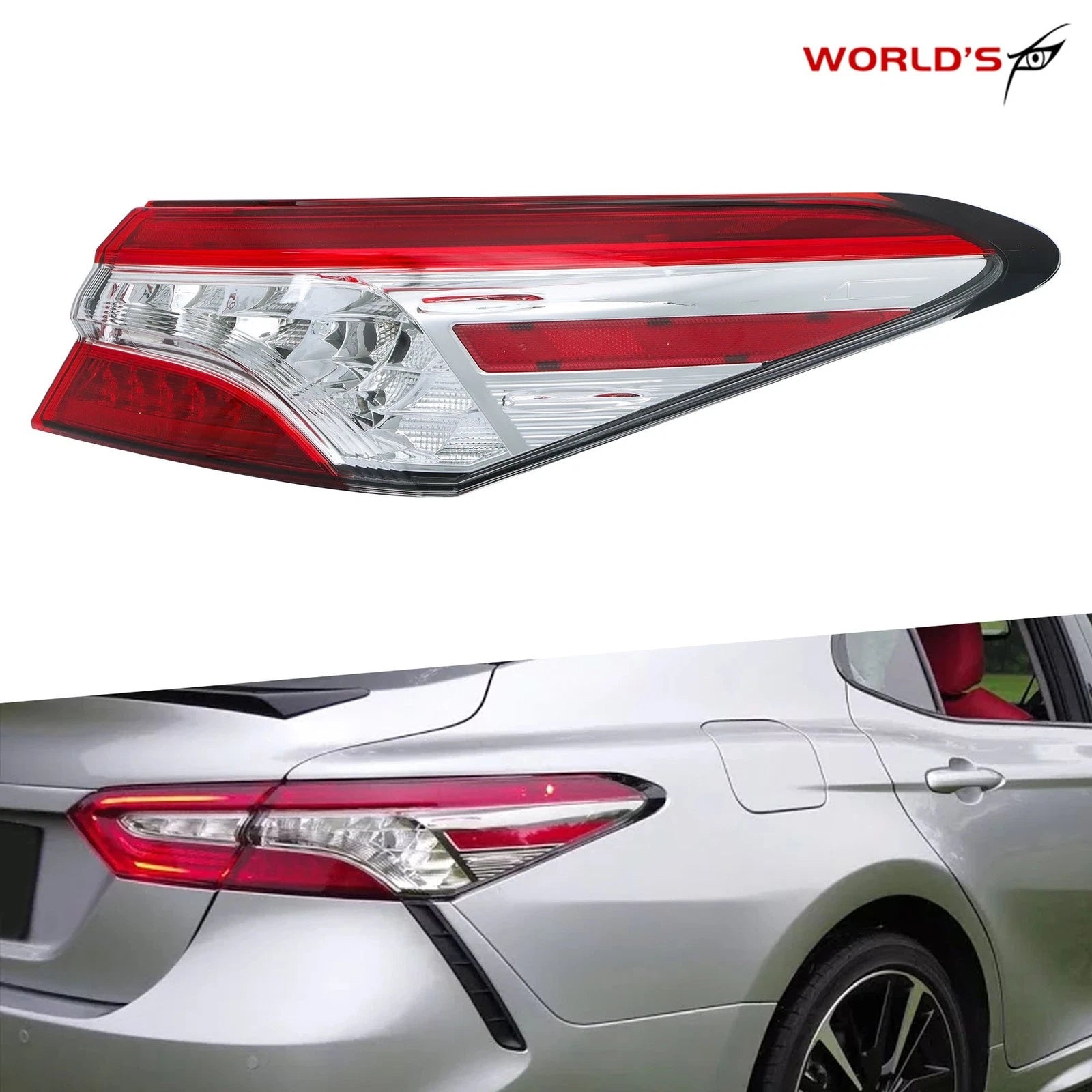 Tail Light Assembly for Toyota Camry (2018–2020) Left Driver Outer LED