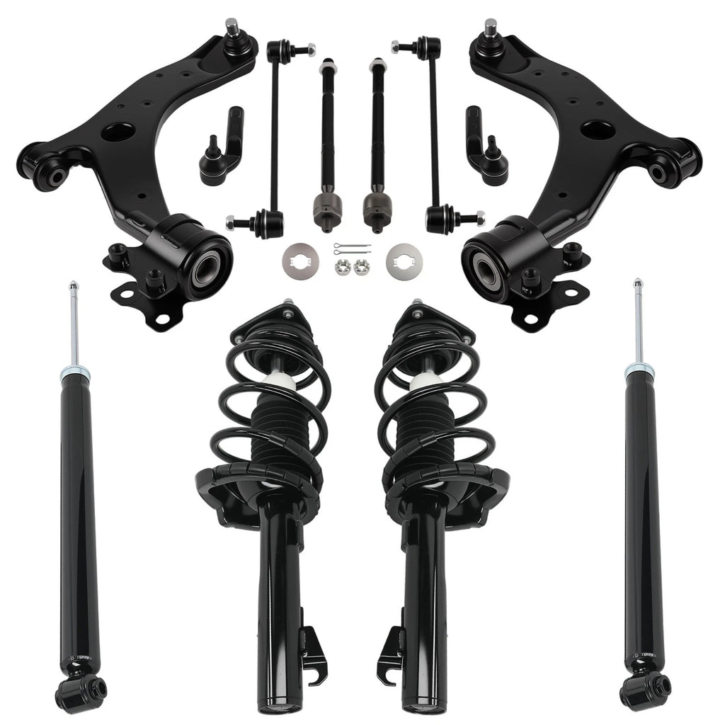 Front Rear Struts Control Arm Tie Rod Sway Bar for Mazda 3 (2004–2009)