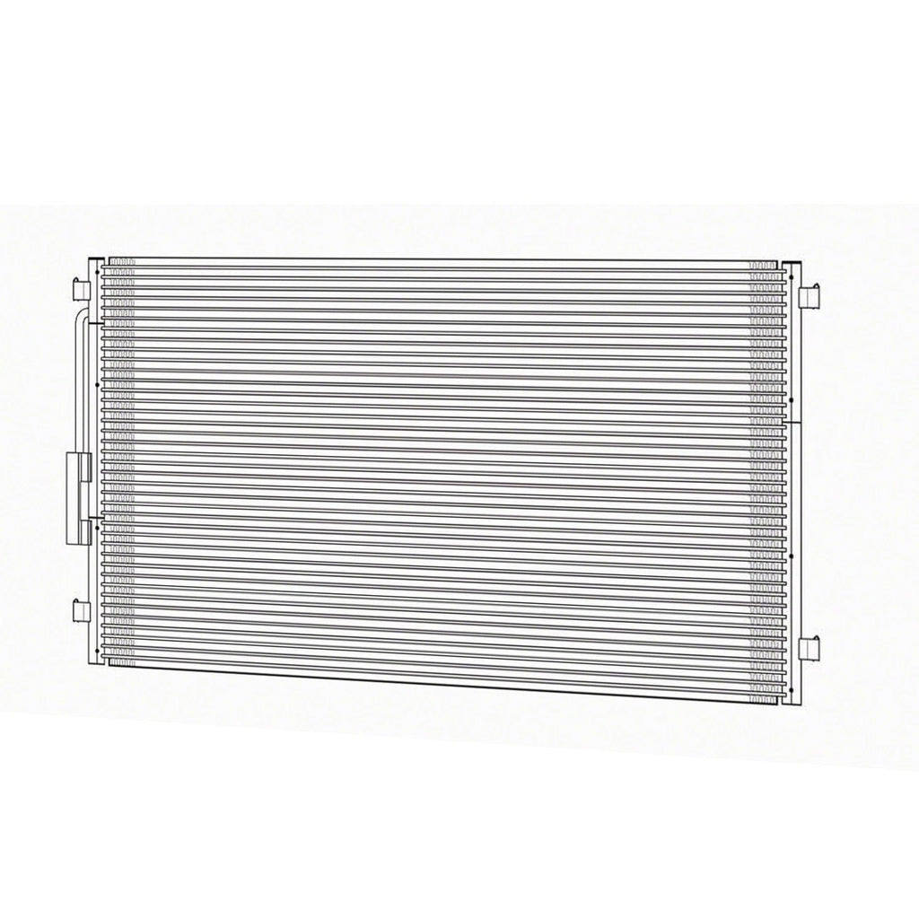 Replacement A/C Condenser for 2001-2004 Chrysler Town & Country
