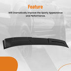 Rear Trunk Spoiler Wing Lip for Infiniti Q50 (2014–2024) Glossy Black ABS