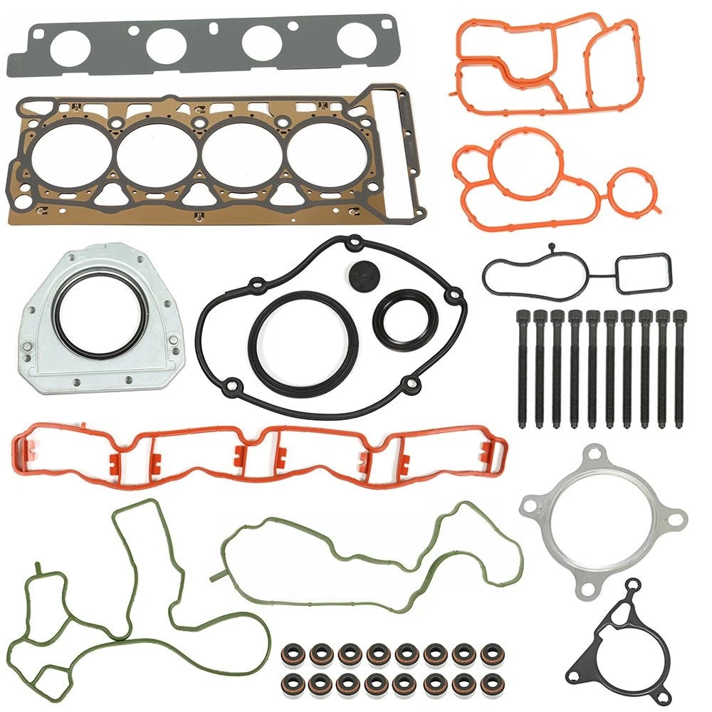 Set of 10 Head Gasket Seal Bolts for VW Tiguan, Passat, Audi A4, A5, Q5 (2008–2015)