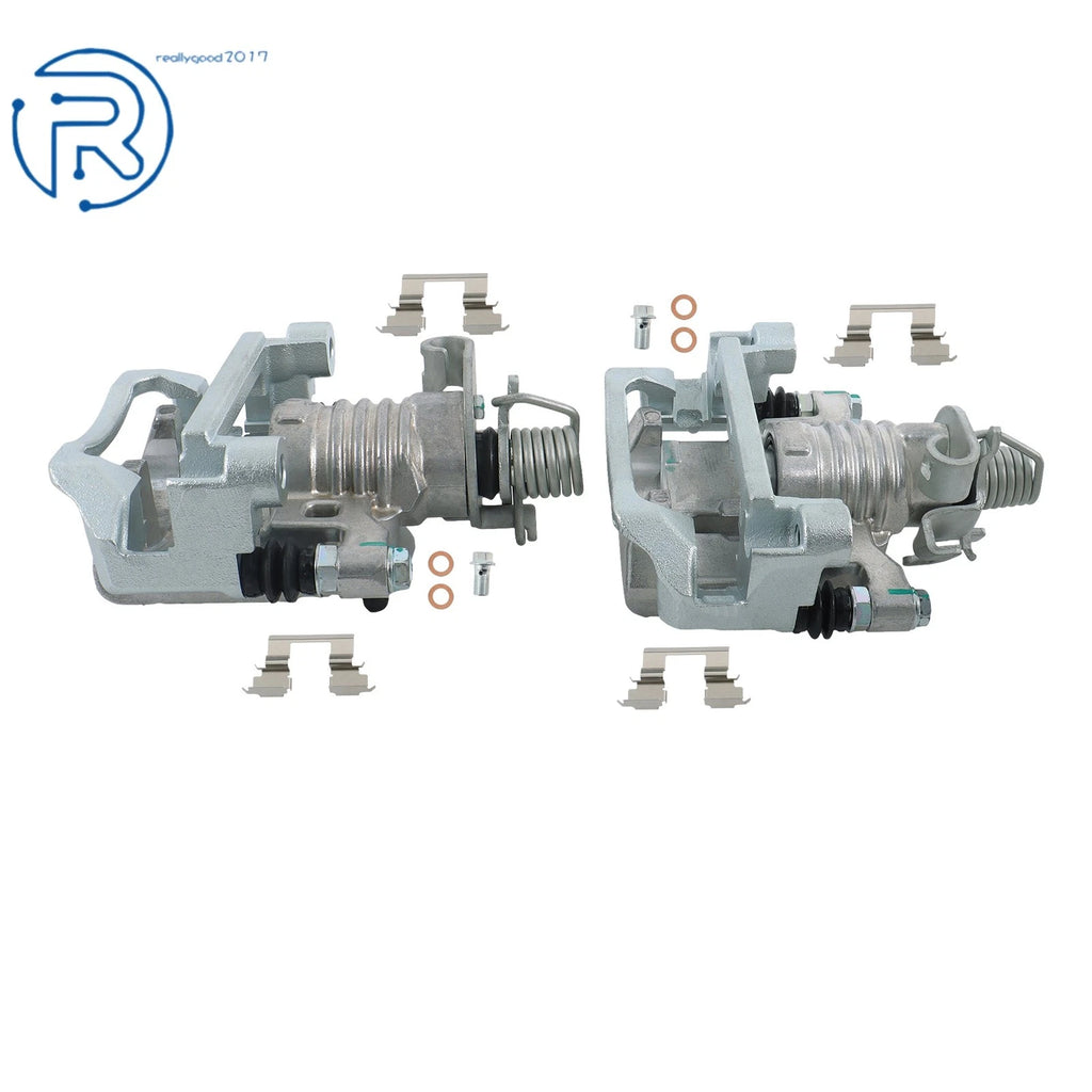 Rear LH & RH Brake Caliper w/Bracket for Buick LaCrosse, Chevy Impala, Grand Prix