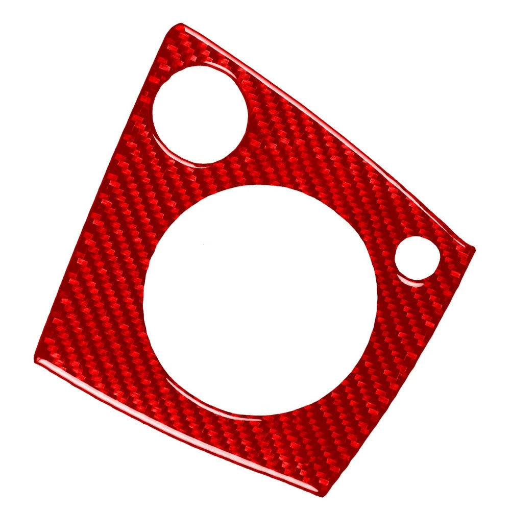 Gear Shift Panel Cover Trim for Alfa Romeo 159 Brera Spider (2006–2011) Carbon Fiber Red