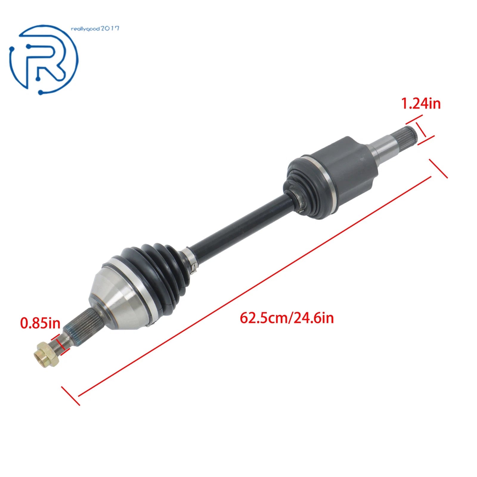 CV Axle Assembly Front Left for Chrysler Town & Country, Dodge Grand Caravan (2011–2020)