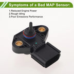 MAP Sensor No.5C3Z9G756AD for Ford Explorer Sport 