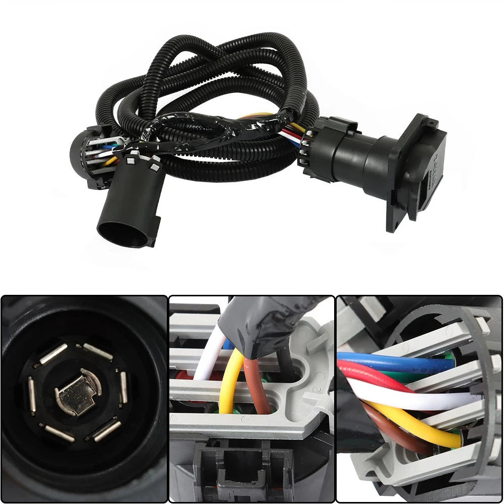 Truck Bed Trailer Wiring Harness for Ford Super Duty F250 F350 F450 F550 (2017–2022)