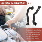 Set of 2 Engine Upper & Lower Radiator Coolant Hoses for BMW 530i 525i (2001–2003)