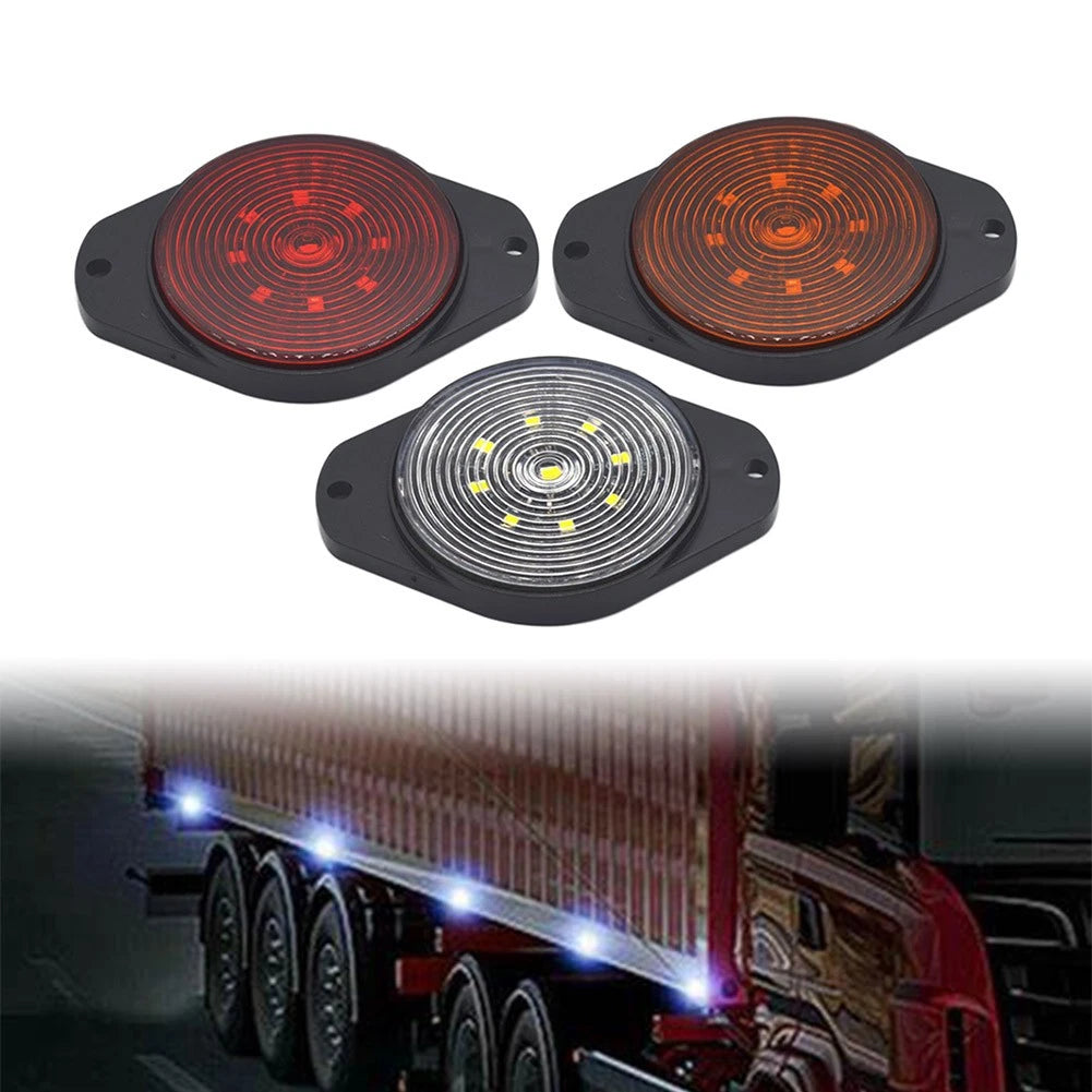 9 LED Side Marker Lamps for Car Bus Truck Tractor Boat Van Caravan RV