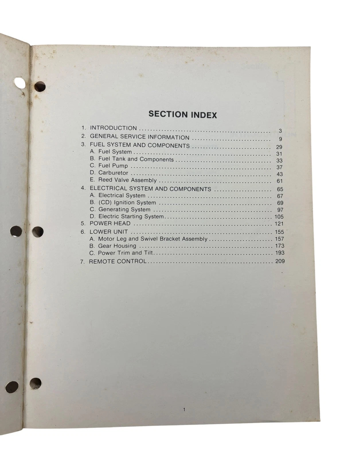 Service Manual for Chrysler Outboards OB3439 (100/115/140 HP)