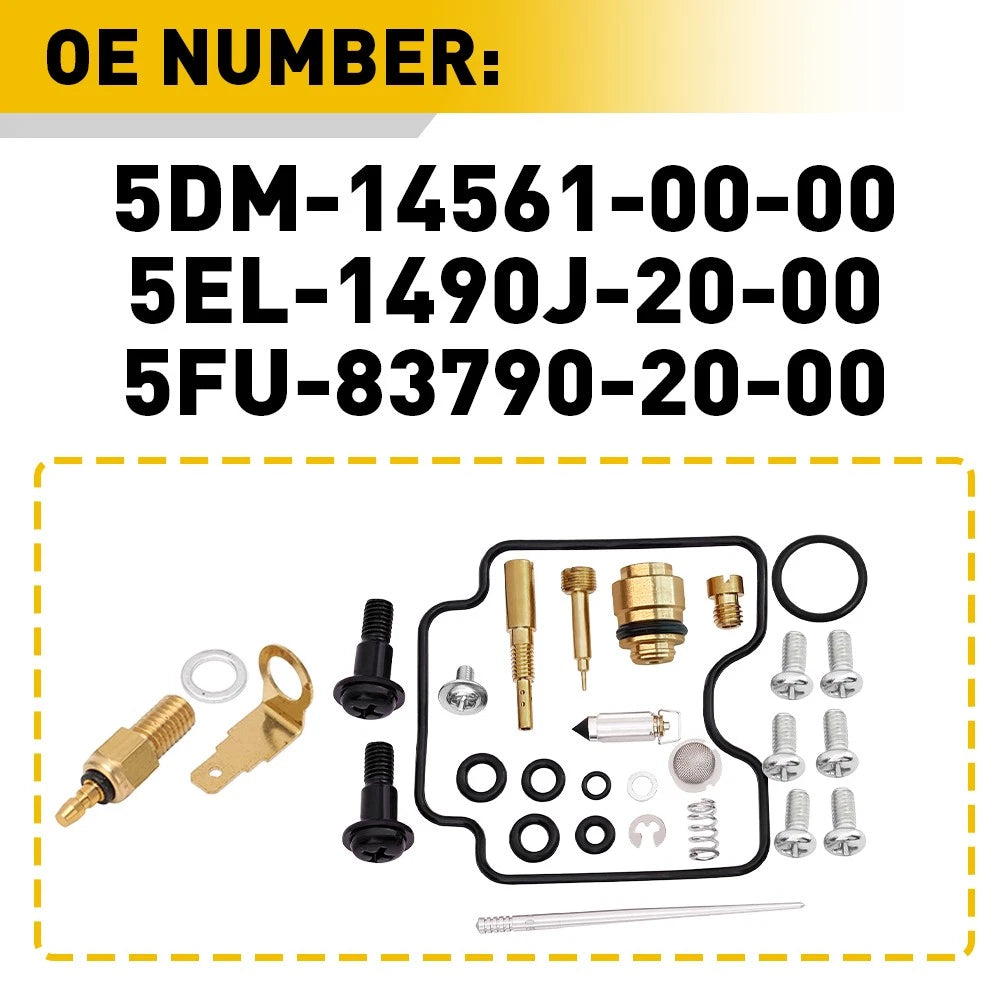 Carburetor Rebuild Kit for Yamaha V-Star 1100 (1999â2009)