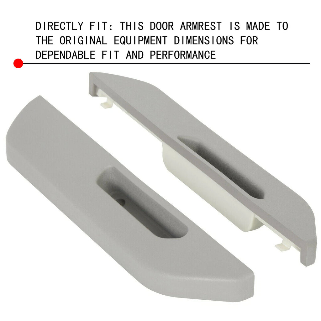 Front Left & Right Door Armrest for Chevy GMC C/K 1500 2500 3500 (1988–1994) Gray
