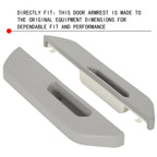 Front Left & Right Door Armrest for Chevy GMC C/K 1500 2500 3500 (1988–1994) Gray