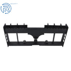 Pallet Fork Frame with Receiver Hitch for Skid Steer (2500LBS)