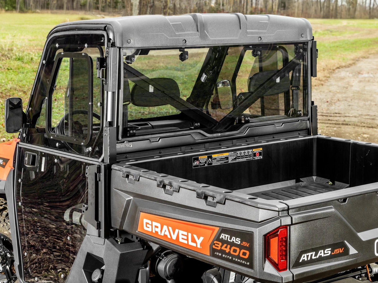 Scratch Resistant Rear Windshield for Gravely Atlas JSV (2023–2023)