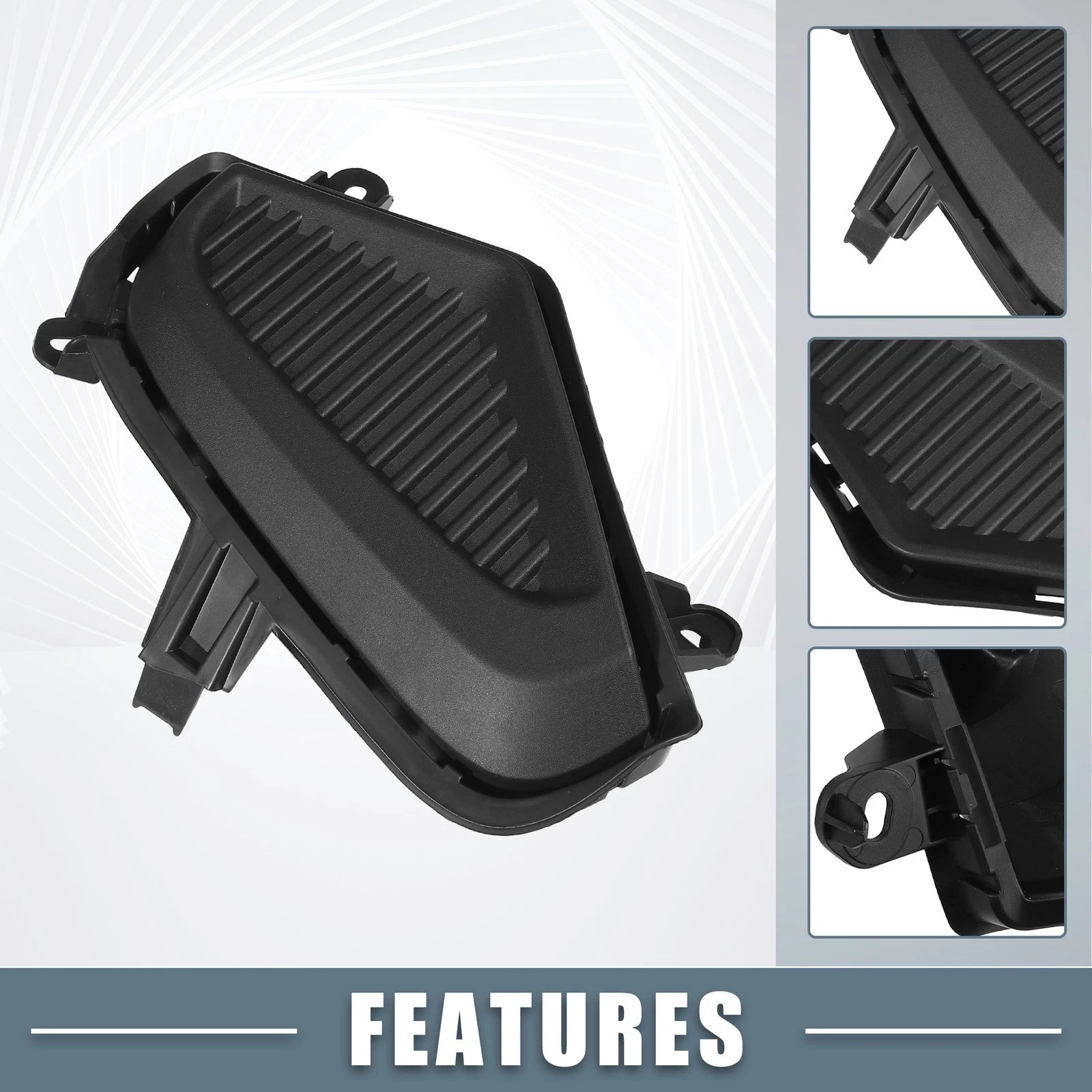 Set of 2 Fog Light Grille Covers for Toyota RAV4 (521280R150, 521270R150)