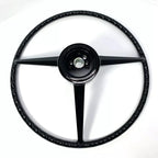 Steering Wheel Replacement Black 3 Spoke for 1967–1968 Chevrolet Pickup