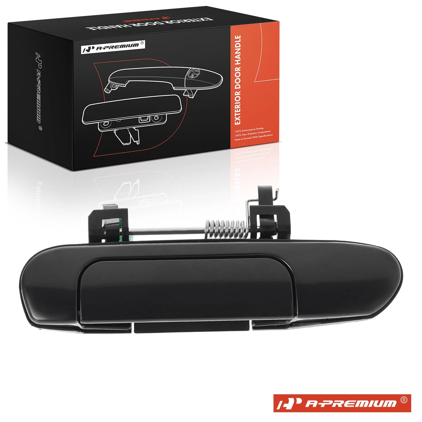 Right Black Exterior Door Handle for Nissan Altima (1998–2001)