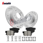 2X Rear Disc Rotors & Ceramic Brake Pads for Acura CL Honda Accord (1998–2000)