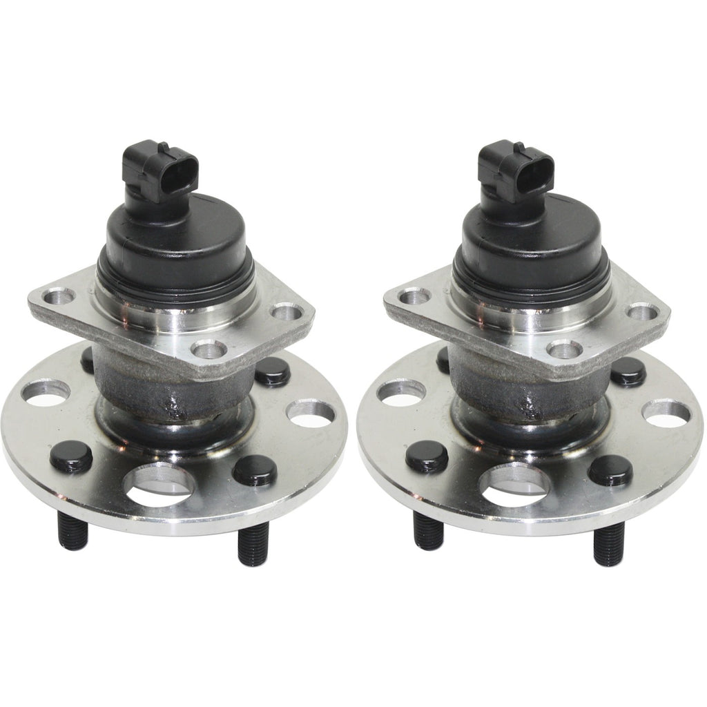 Set of 2 Wheel Hubs for Saturn SL2 (1991–2002) Rear 4 Lug 4-Wheel ABS