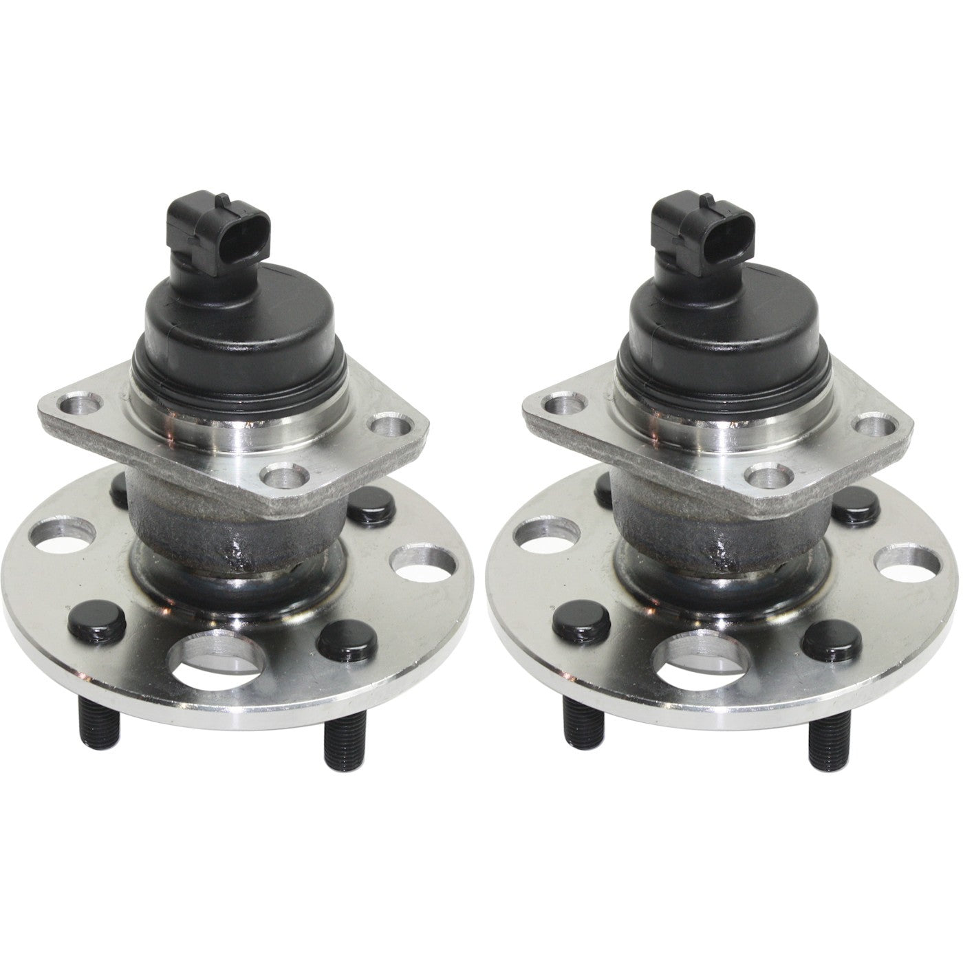 Set of 2 Wheel Hubs for Saturn SL2 (1991–2002) Rear 4 Lug 4-Wheel ABS